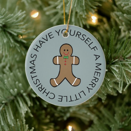 Custom Year Gingerbread man Ornament (Baum)