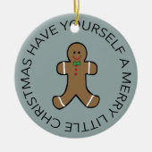 Custom Year Gingerbread man Ornament (Vorne)
