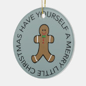 Custom Year Gingerbread man Ornament (Links)