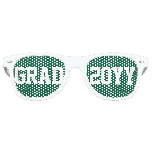 Custom Year Grad School Uni-Abschluß Party Partybrille (Vorderseite)