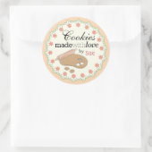 Custom Year 'Round Pastel Cookie Geschenkaufkleber Runder Aufkleber (Tasche)