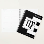 Custom Year Zodiac Sign Virgo Schwarz-Weiß Planer (Anzeige)