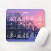 Custom Yearly Calendar 2015 Mouse Pads Winter Mousepad (Mit Mouse)