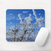 Custom Yearly Calendar 2017 Mouse Pads Winter Mousepad (Mit Mouse)