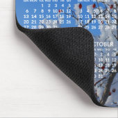 Custom Yearly Calendar 2018 Mouse Pads Winter Mousepad (Ecke)