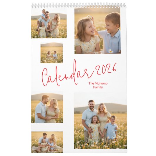 Custom Yearly Wall Calendar with Your Pictures Kalender (Titelbild)