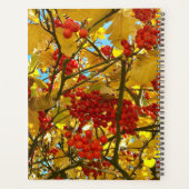 Custom Yellow Blätter Red Berry Tree Crown Foto - Planer (Rückseite)