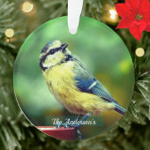 Custom Yellow=breasted Bird Foto Personalisiert Ornament