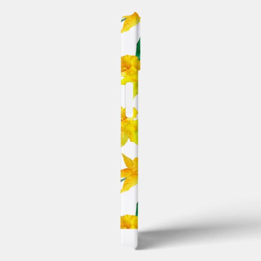 Custom Yellow Daffodil Muster Case-Mate iPhone Hülle (Rückseite / Rechts)