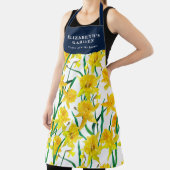 Custom Yellow Daffodil Muster Schürze (InSitu)