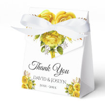 Custom Yellow Floral Herbst Hochzeitstag Jubiläum