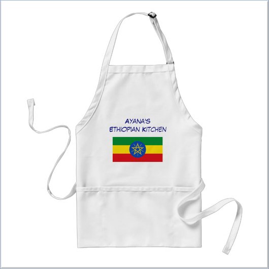 Custom Yellow Green & Red Ethiopian Flag Schürze
