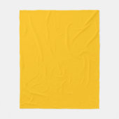 Custom Yellow Name Blanket – Sun Yellow Cozy Throw Fleecedecke (Vorderseite)