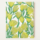 Custom Yellow Original Art Blumendesign Planer (Rückseite)