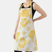 Custom Yellow Sunflower Schürze (InSitu)