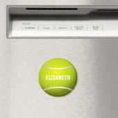 Custom Yellow Tennis Ball Magnet (In Situ (Geschirrspüler))