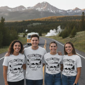 Custom Yellowstone Road Trip 2025 Family Shirt