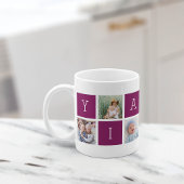 Custom Yiayia Großmutter Foto Collage Kaffeetasse
