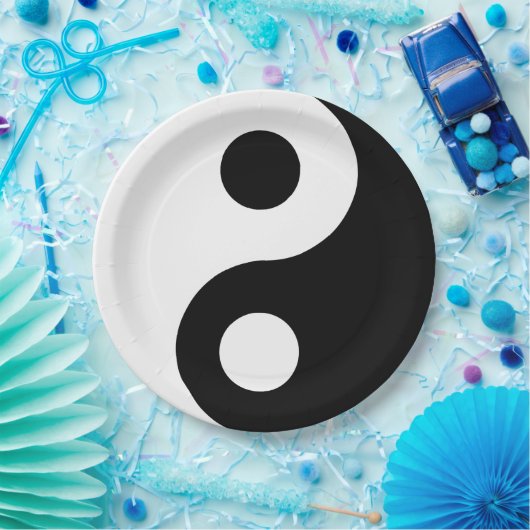 Custom Yin Yang Pappteller (Party)