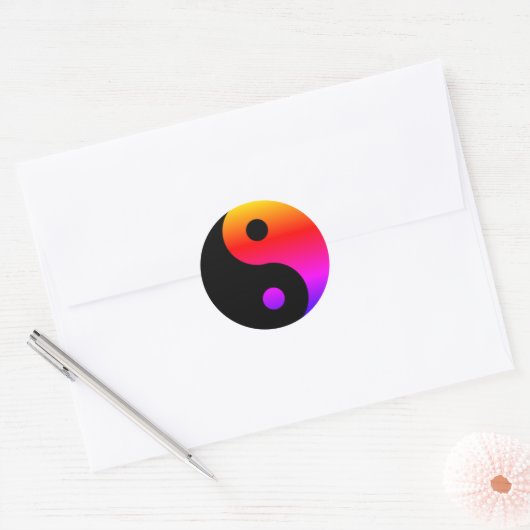 Custom Yin Yang Stickers (Umschlag)