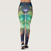 Custom Yoga Leggings mit Chakren (Rückseite)