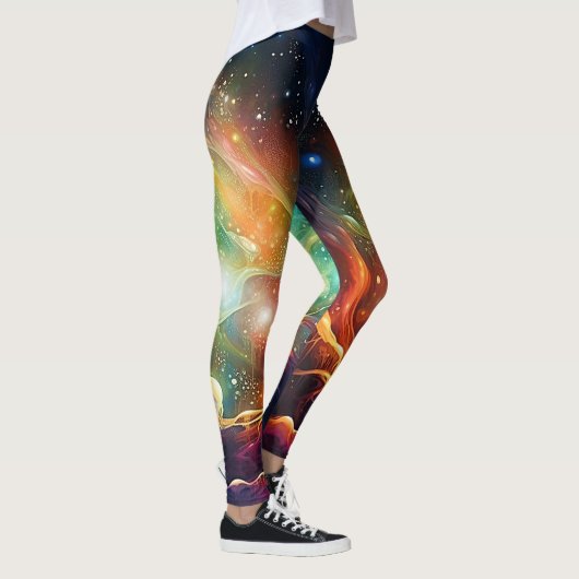 Custom Yoga Leggings mit Chakren (Rechts)
