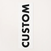 Custom Yoga Mat 1 Sided Print LANDSCAPE Orientated Yogamatte (Vorderseite)