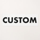 Custom Yoga Mat 1 Sided Print LANDSCAPE Orientated Yogamatte (Vorderseite (Horizontal))