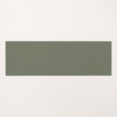 Custom Yoga Mat - Moss Green Split Design Yogamatte (Rückseite (Horizontal))