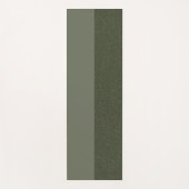 Custom Yoga Mat - Moss Green Split Design Yogamatte (Vorderseite)