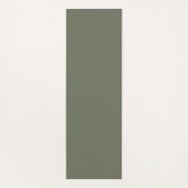 Custom Yoga Mat - Moss Green Split Design Yogamatte (Rückseite)