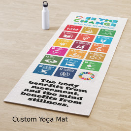 Custom Yoga Mat Personalisiert - Yoga Teacher Gesc Yogamatte