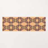Custom Yoga matt Monarch Schmetterlinge Yogamatte (Vorderseite (Horizontal))