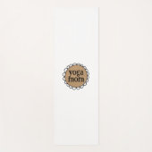 Custom YOGA MOM Scalloped Edge Yogamatte (Vorderseite)
