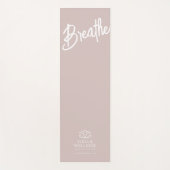 Custom Yoga Studio Logo Mat - Business Promotion Yogamatte (Vorderseite)