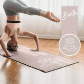 Custom Yoga Studio Logo Mat - Business Promotion Yogamatte