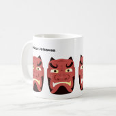 Custom Yokai Oni (japanischer Dämon) Tasse (Vorderseite Links)