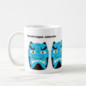 Custom Yokai Oni (japanischer Dämon) Tasse (Links)