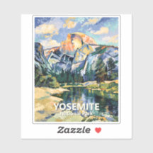 Custom Yosemite National Park Half Dome Colorful