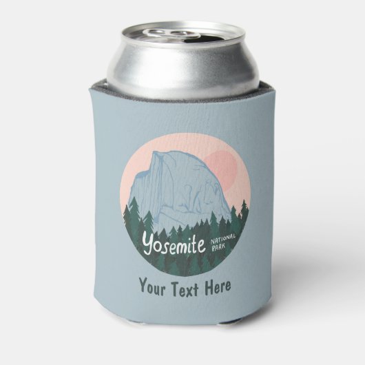 CUSTOM Yosemite Nationalpark Halbkuppel Kunst Dosenkühler (Kanne Rückseite)