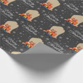Custom Yosemite Sam Merry Christmas Geschenkpapier (Ecke)