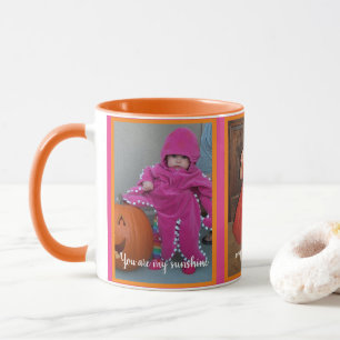 Custom "You are my sunshine" Happy Foto Template Tasse