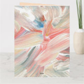 Custom Young Girl Gebet Blumenorange Gruß Karte (Rückseite)