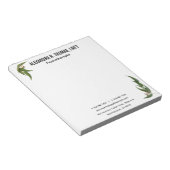 Custom Your  Eucalyptus Psychotherapist Notizblock (angewinkelt)
