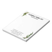 Custom Your  Eucalyptus Psychotherapist Notizblock (Rotiert)