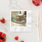 Custom [Your Event] French Teacup Beverage Napkins Serviette (Beispiel)