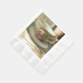 Custom [Your Event] French Teacup Napkins Serviette (Ecke)