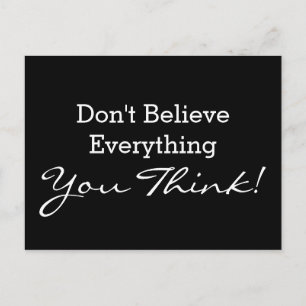 Custom your funny saying or wisdom postkarte