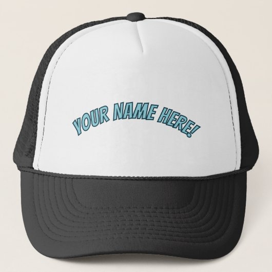 Custom "Your name here" Trucker Hat - Personalisie Truckerkappe (Vorderseite)