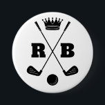 Custom Your Own Name & Brand Golf Balls Button<br><div class="desc">Custom Your Own Name & Brand Golf Balls Button Make your game stand out with custom name golf balls designed just for you. Personalize each ball with your name, initials, message, or a unique design to add a special touch. Perfect for gifts, golf tournaments, corporate branding, or your own time...</div>